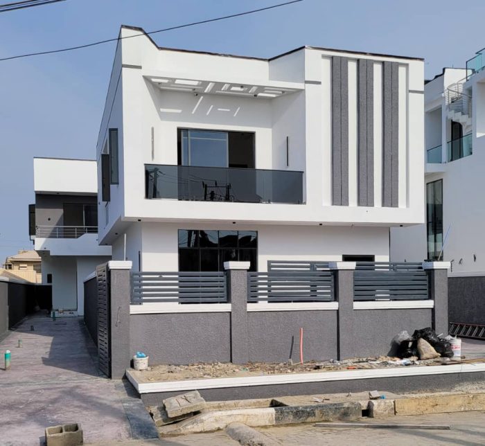 One 5Bedroom duplex with BQ and a Twin attache 4bedroom duplex with BQ